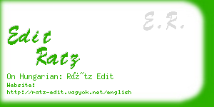 edit ratz business card